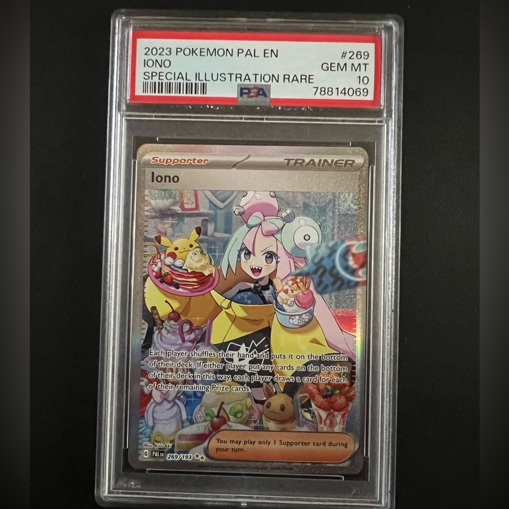PSA 10 Pokémon Iono Scarlet & Violet - Paldea Evolved 269/193 Holo Rare